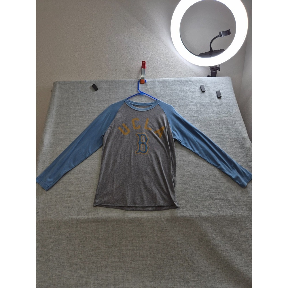 UCLA Bruins Shirt Mens 6 Gray Blue University T Basketball NCAA Crew Neck Logo